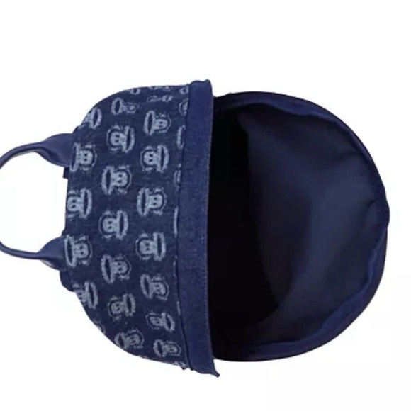 Paul Frank Navy Backpack with Monkey Print - Picture 4 of 5